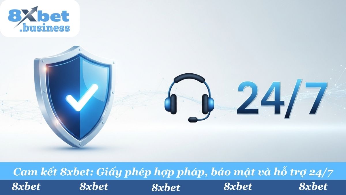 Cam kết của 8xbet: An toàn, Minh bạch và Hỗ trợ 24/7. Hoạt động với giấy phép hợp pháp, 8xbet đảm bảo mọi giao dịch đều được bảo mật và đội ngũ CSKH luôn sẵn sàng phục vụ bạn.
