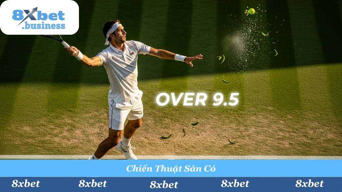 Bóng đi nhanh trên mặt sân cỏ Wimbledon là lợi thế lớn cho các tay vợt giao bóng mạnh và cửa Tài.