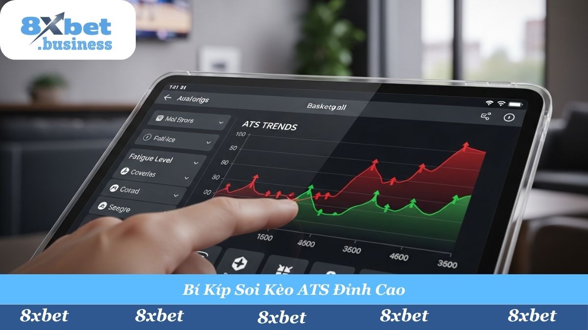 Đừng chỉ nhìn vào đội thắng thua, hãy soi kỹ chỉ số thắng kèo chấp (ATS) tại 8xbet để tìm ra "mỏ vàng".