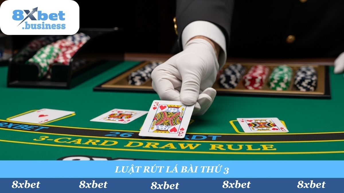 Hiểu rõ "Luật Rút Lá Bài Thứ 3" – quy tắc cố định quyết định khi nào Player và Banker được rút thêm bài tại 8xbet.