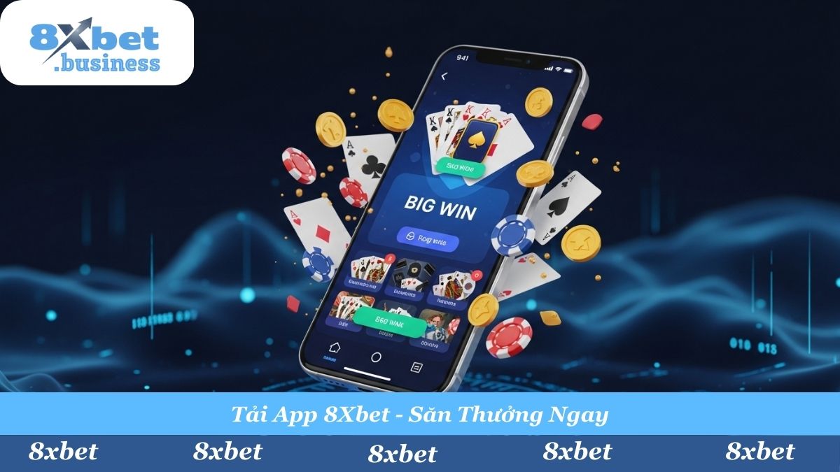 Tải App 8Xbet ngay hôm nay để trải nghiệm Liêng mượt mà và nhận hoàn trả 1% mỗi ngày.